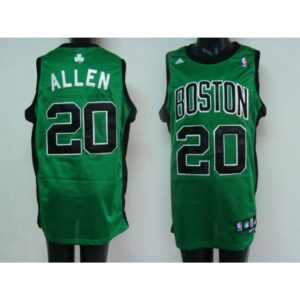 686452d8c3975_1 Celtics #20 Ray Allen Stitched Green Black Number NBA Jersey