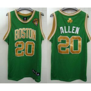 686452dc4faa3_1 Celtics #20 Ray Allen Stitched Green Gold Number Final Patch NBA Jersey