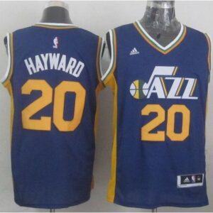 6864532134bd2_1 Revolution 30 Jazz #20 Gordon Hayward Navy Blue Stitched NBA Jersey