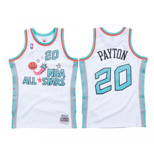 6864535704565_1 Men's 1996 All-Star #20 Gary Payton White Swingman Stitched Basketball Jersey