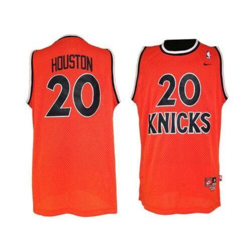 686453a549545_1 Knicks #20 Allan Houston Orange Throwback Stitched NBA Jersey
