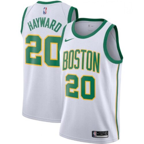 686453d73e23a_1 Men's Boston Celtics #20 Gordon Hayward White City Edition Swingman Stitched Jersey