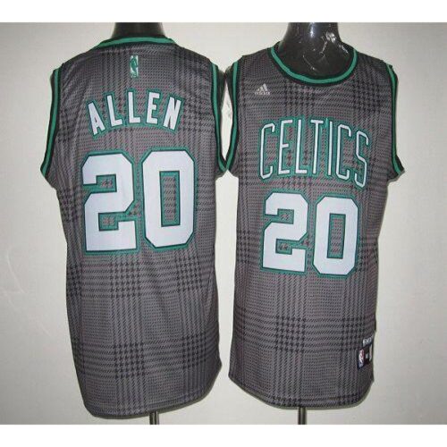 686453db29869_1 Celtics #20 Ray Allen Black Rhythm Fashion Embroidered NBA Jersey