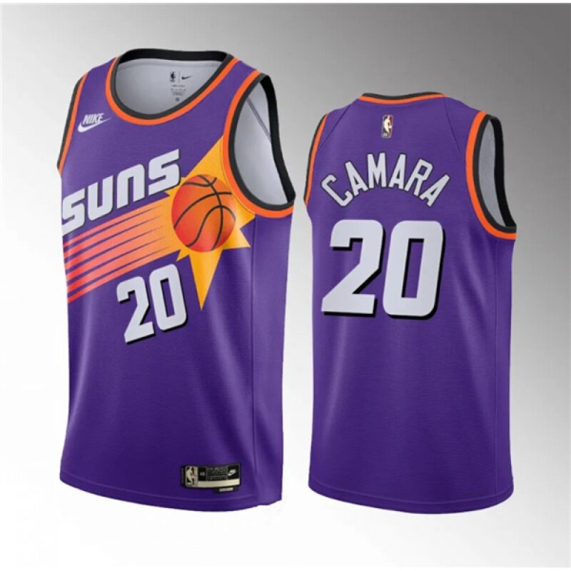 686453f915ca4_1 Men's Phoenix Suns #20 Toumani Camara Purple 2023 Draft Classic Edition Stitched Basketball Jersey