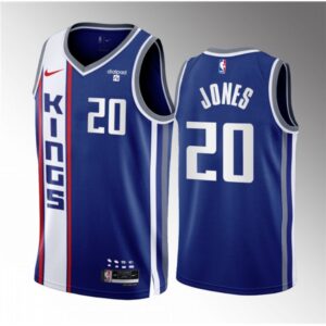 686454049e059_1 Men's Sacramento Kings #20 Colby Jones Blue 2023/24 City Edition Stitched Basketball Jersey