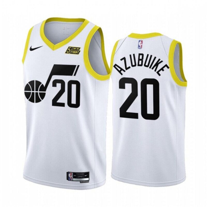 68645410485e3_1 Men's Utah Jazz #20 Udoka Azubuike 2022/23 White Association Edition Stitched Basketball Jersey