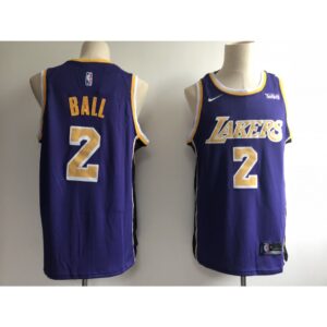 686455bab9997_1 Men's Los Angeles Lakers #2 Lonzo Ball New Purple Wish Stitched NBA Jersey