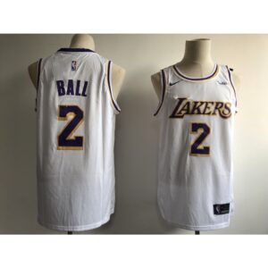 686455deb3d01_1 Men's Los Angeles Lakers #2 Lonzo Ball New White Wish Stitched NBA Jersey