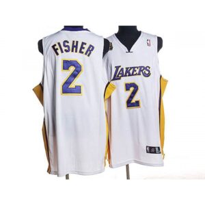 686455f565631_1 Lakers #2 Derek Fisher Stitched White NBA Jersey