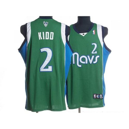 6864560592a39_1 Mavericks #2 Jason Kidd Stitched NBA Green Jersey