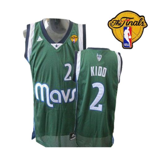 686456113c4fd_1 Mavericks 2011 Finals Patch #2 Jason Kidd Green Revolution 30 Stitched NBA Jersey