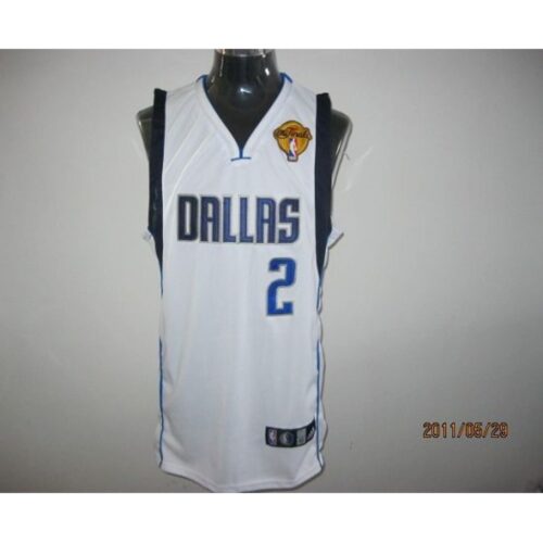 686456246736c_1 Mavericks 2011 Finals Patch #2 Jason Kidd White Stitched NBA Jersey