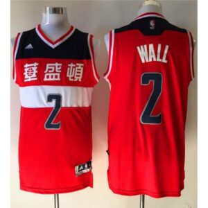 6864563733b2c_1 Wizards #2 John Wall Red 2016 Chinese New Year Stitched NBA Jersey