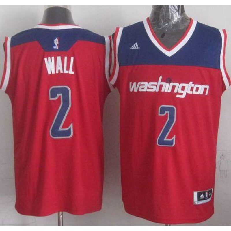 6864563b4889b_1 Wizards #2 John Wall Red 2012 Revolution 30 Stitched NBA Jersey