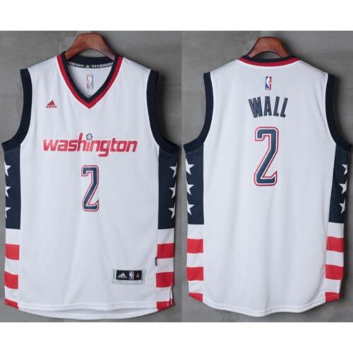 68645646b0696_1 Wizards #2 John Wall New White Home Stitched NBA Jersey