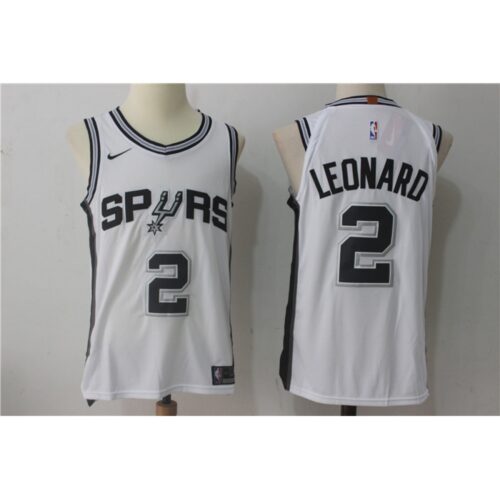 6864565e60dea_1 Men's San Antonio Spurs #2 Kawhi Leonard White Stitched NBA Jersey