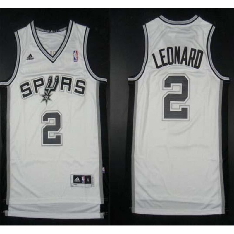 68645669d4797_1 Revolution 30 Spurs #2 Kawhi Leonard White Stitched NBA Jersey