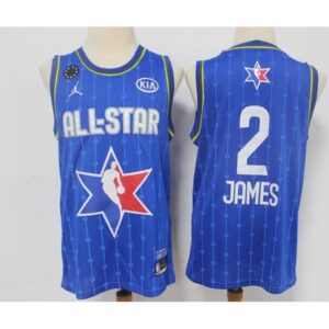 686456e16ddd3_1 Men's Los Angeles Lakers #2 LeBron James Blue 2020 All-Star Stitched NBA Jersey