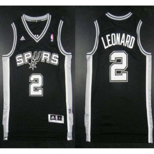 68645760c3bee_1 Revolution 30 Spurs #2 Kawhi Leonard Black Stitched NBA Jersey