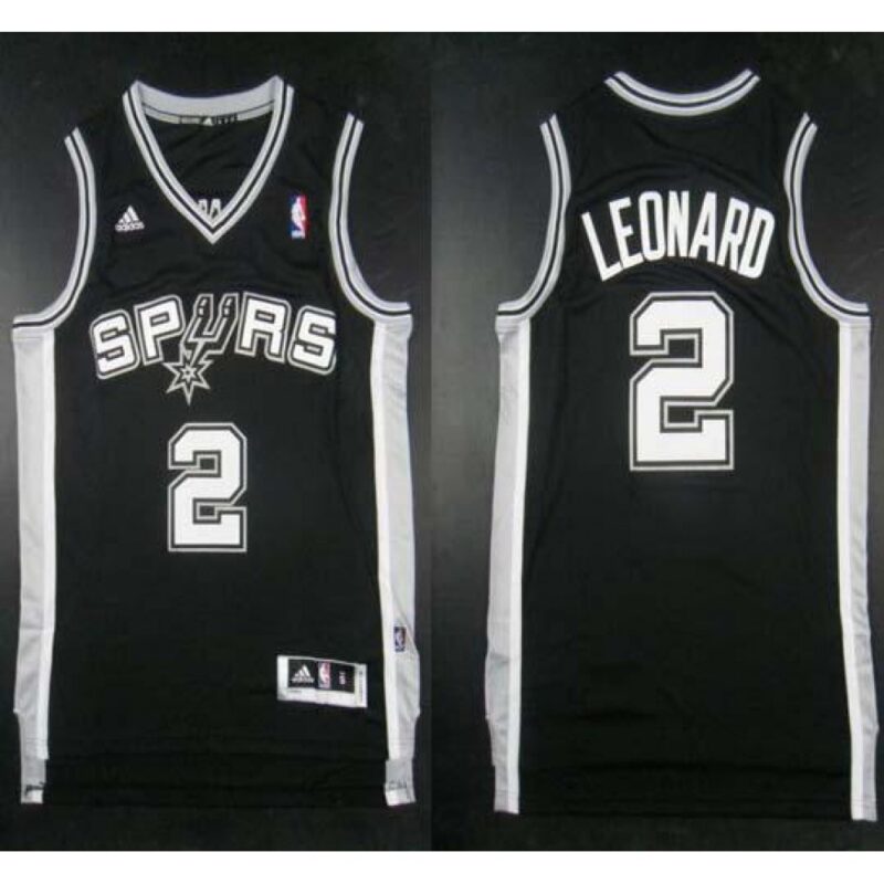 68645760c3bee_1 Revolution 30 Spurs #2 Kawhi Leonard Black Stitched NBA Jersey