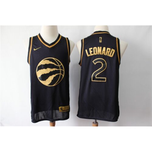 6864577ee92e6_1 Men's Toronto Raptors #2 Kawhi Leonard Black Gold Stitched NBA Jersey
