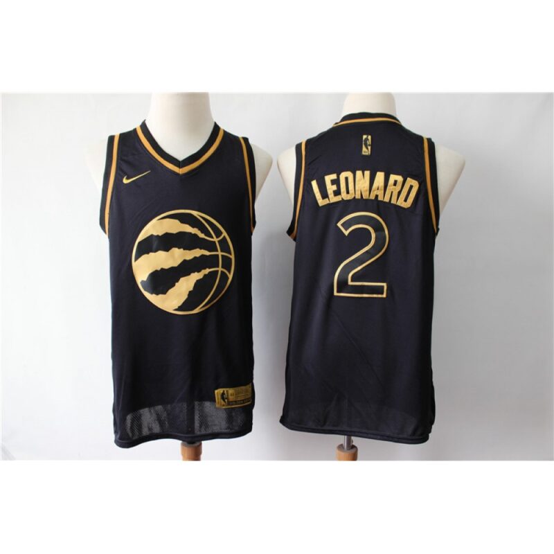 6864577ee92e6_1 Men's Toronto Raptors #2 Kawhi Leonard Black Gold Stitched NBA Jersey