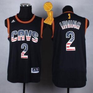 686457cdb6a8f_1 Cavaliers #2 Kyrie Irving Black USA Flag Fashion The Champions Patch Stitched NBA Jersey