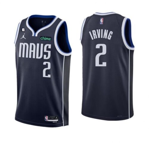 68645856706d7_1 Men's Dallas Mavericks #2 Kyrie Irving Navy Statement Edition With No.6 Patch Stitched Basketball Jersey