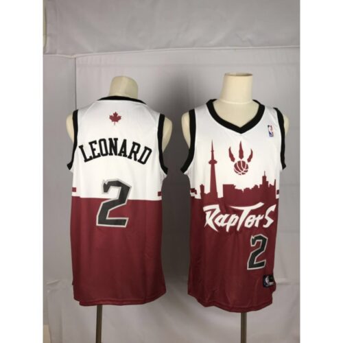 686458a6d905d_1 Men's Toronto Raptors #2 Kawhi Leonard White/Red 2019 City Edition Swingman Stitched NBA Jersey