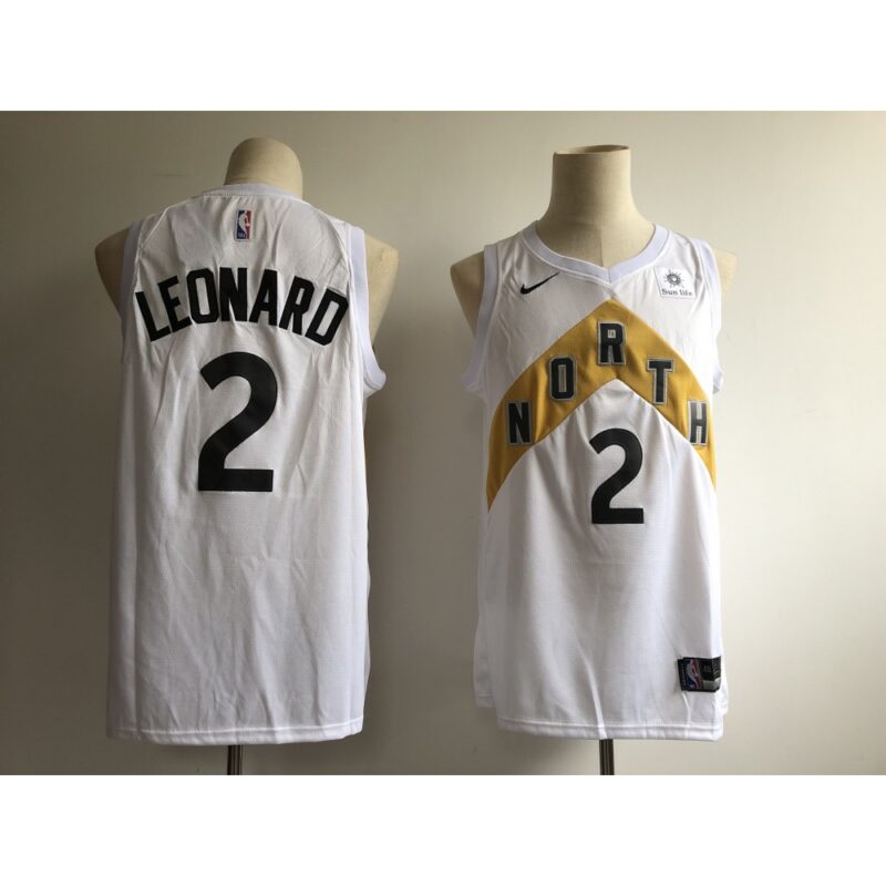 686458aab63f5_1 Men's Toronto Raptors #2 Kawhi Leonard White 2018/19 City Edition Swingman Stitched NBA Jersey