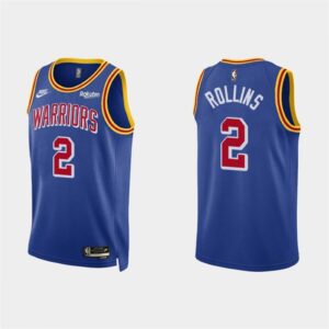 686459139067b_1 Men's Golden State Warriors #2 Ryan Rollins 2022 Royal Stitched Basketball Jersey