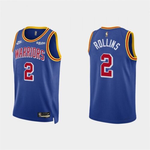 686459139067b_1 Men's Golden State Warriors #2 Ryan Rollins 2022 Royal Stitched Basketball Jersey