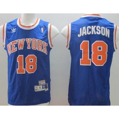 686459909284c_1 Knicks #18 Phil Jackson Blue Throwback Stitched NBA Jersey