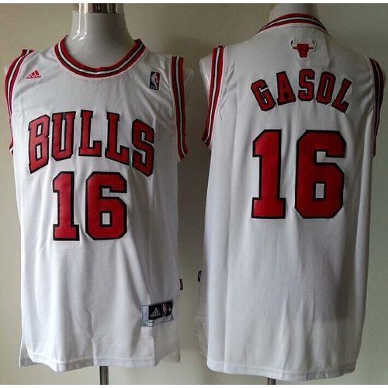 686459bb86c7f_1 Bulls #16 Pau Gasol White Revolution 30 Stitched Youth NBA Jersey