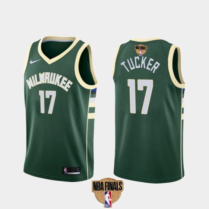 68645a19ee24d_1 Men's Milwaukee Bucks #17 P.J. Tucker 2021 NBA Finals Green Association Edition Stitched Jersey