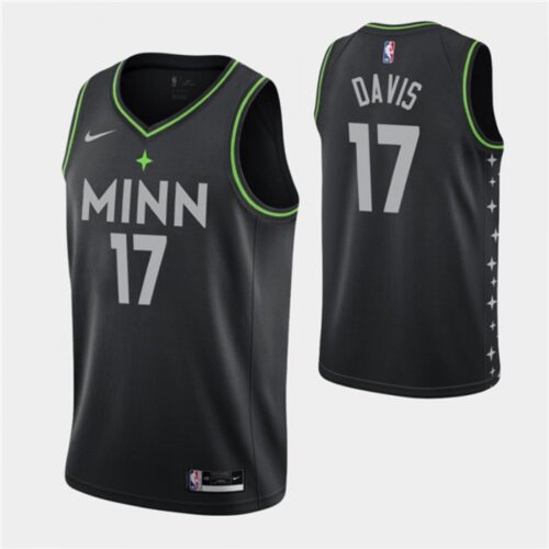 68645a520330f_1 Men's Minnesota Timberwolves #17 Ed Davis 2020-21 Black City Edition Stitched Jersey