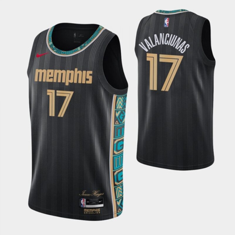 68645a8d3fdf0_1 Men's Memphis Grizzlies #17 Jonas Valanciunas 2020-21 Black City Edition Stitched NBA Jersey