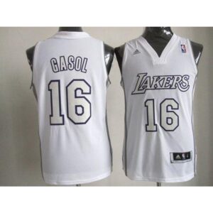 68645ac746914_1 Lakers #16 Pau Gasol White Big Color Fashion Stitched NBA Jersey