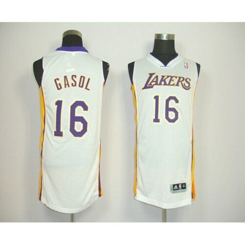 68645ae738b40_1 Revolution 30 Lakers #16 Pau Gasol White Stitched NBA Jersey