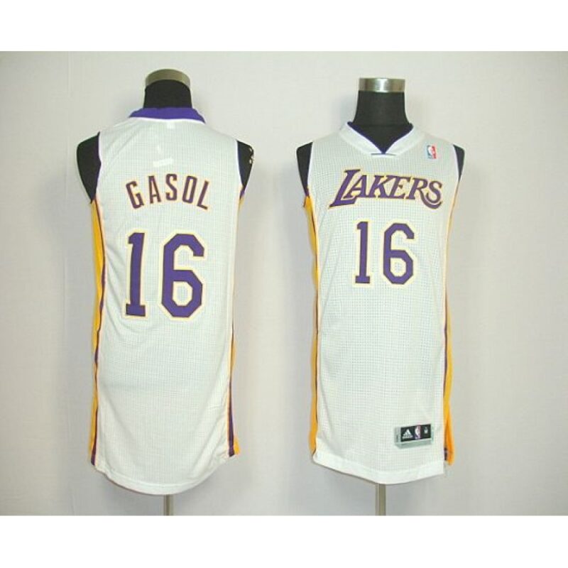 68645ae738b40_1 Revolution 30 Lakers #16 Pau Gasol White Stitched NBA Jersey