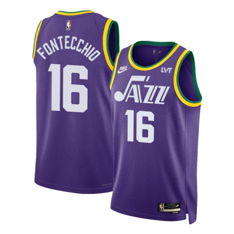 68645af5a88a3_1 Men's Utah Jazz #16 Simone Fontecchio Purple 2023 Classic Edition Stitched Basketball Jersey
