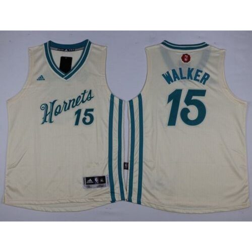 68645afcb5b38_1 Hornets #15 Kemba Walker Cream 2015-2016 Christmas Day Stitched Youth NBA Jersey