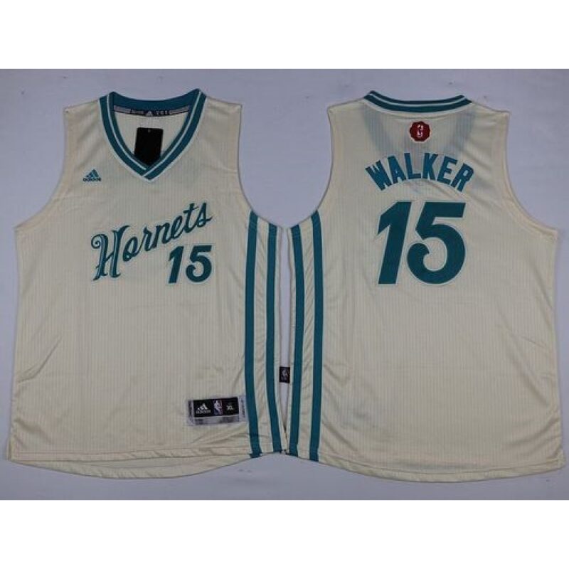 68645afcb5b38_1 Hornets #15 Kemba Walker Cream 2015-2016 Christmas Day Stitched Youth NBA Jersey