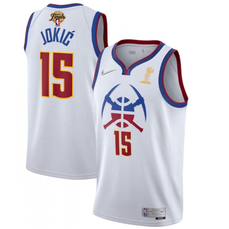 68645b069263e_1 Men's Denver Nuggets #15 Nikola Jokic White 2023 Finals Champions Earned Edition Stitched Basketball Jersey