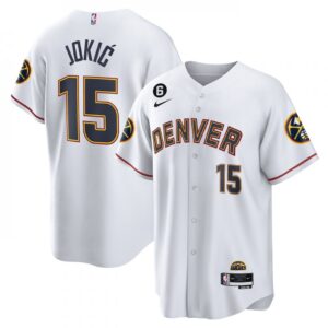 68645b1161f8d_1 Men's Denver Nuggets #15 Nikola Jokic White With No.6 Patch Cool Base Stitched Baseball Jersey