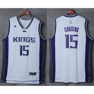 68645b9bf1839_1 Kings #15 DeMarcus Cousins White New Stitched NBA Jersey