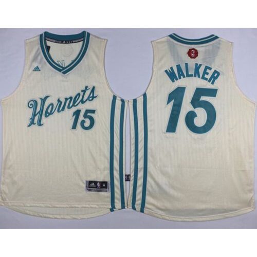 68645bb196a2d_1 Hornets #15 Kemba Walker Cream 2015-2016 Christmas Day Stitched NBA Jersey
