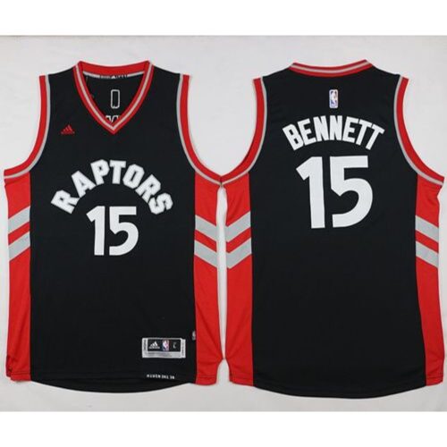 68645c3ae2dc9_1 Raptors #15 Anthony Bennett Black Stitched NBA Jersey