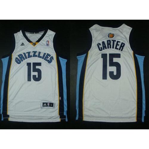 68645c696310d_1 Grizzlies #15 Vince Carter Revolution 30 White Stitched NBA Jersey