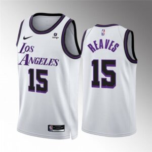68645c6d0638f_1 Men's Los Angeles Lakers #15 Austin Reaves White City Edition Stitched Basketball Jersey